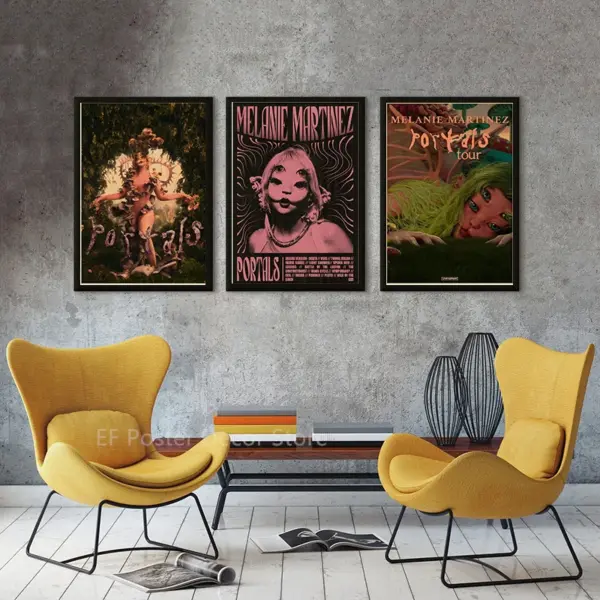 Vintage Singer Retro Music Canvas Poster - Image 3