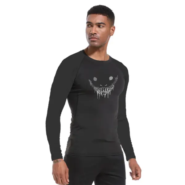 Men's Compression Workout Rash Guard Shirt - Image 5