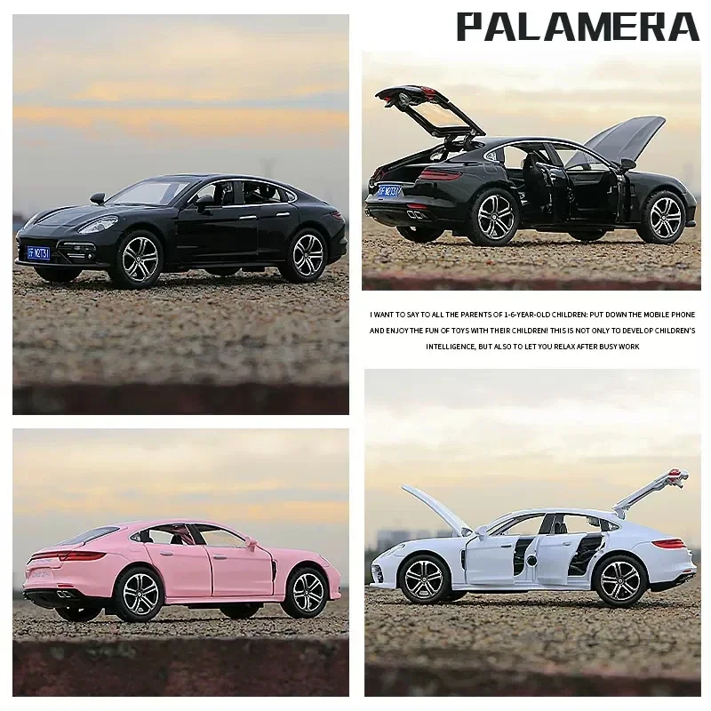 1:32 Diecast Metal Porsche Panamera Model Car 4 1:32 Diecast Metal Porsche Panamera Model Car - Image 4