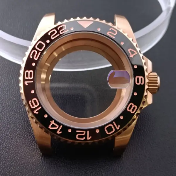 Stainless Steel GMT Watch Case for NH35 Movement - Image 7