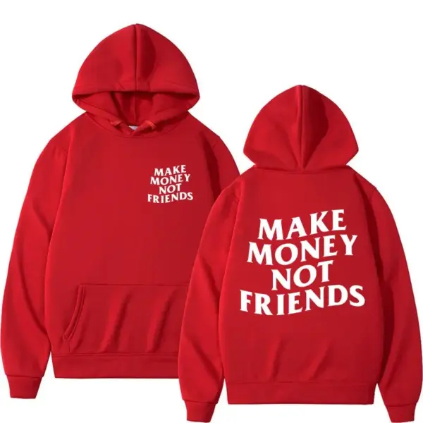 Need Money Letter Print Oversized Hoodie - Image 9