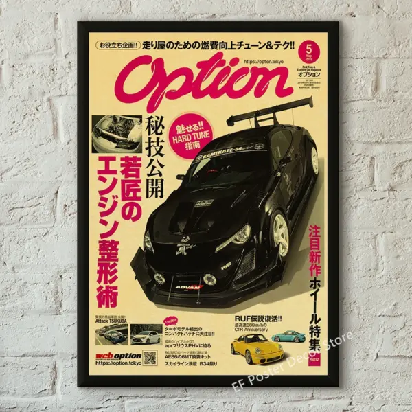 Vintage Motorsport GTR Cars Kraft Paper Poster - Image 29