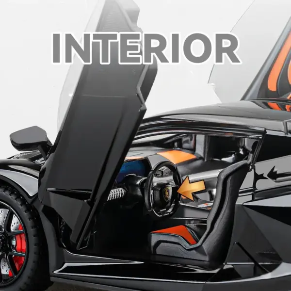 1:24 Lamborghini Revuelto Diecast Toy Car - Image 3