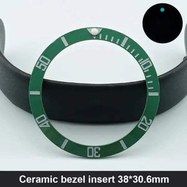 Sloping Ceramic Bezel Insert for 40mm Watch