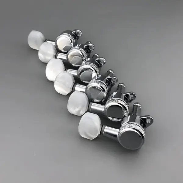 Chrome Locking Guitar Tuning Pegs 1:18 Ratio - Image 6