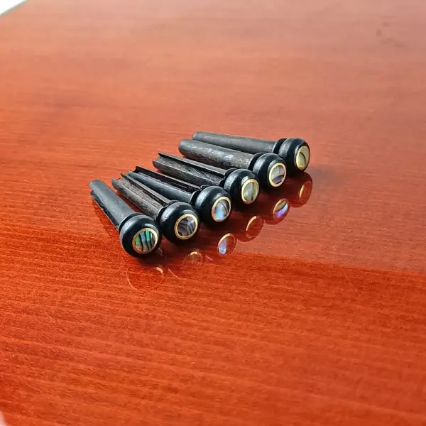 Acoustic Guitar Bridge Pins Set of 6 - Image 2