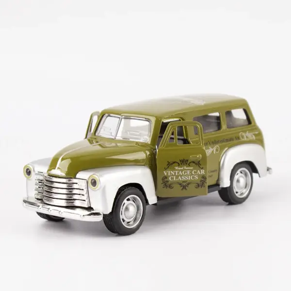 1:32 Alloy Chevrolet School Bus Model Toy - Image 8