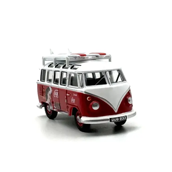 1:76 Scale Diecast T1 Surfboard VW Bus Model - Image 5
