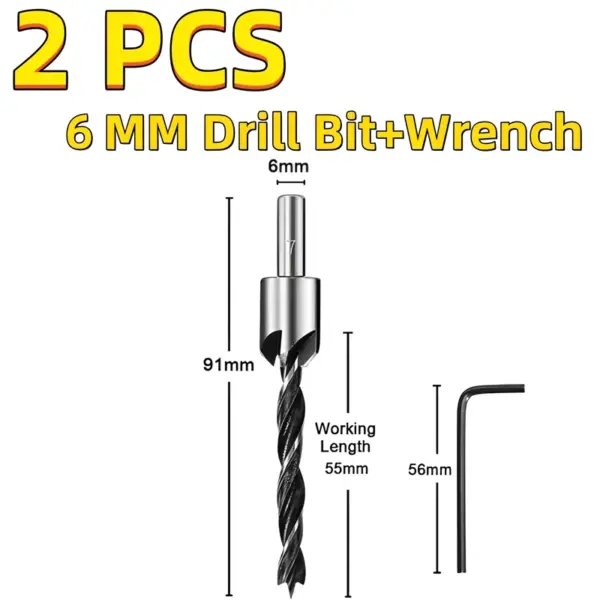 HSS Countersink Drill Bit Set 4-10mm - Image 10