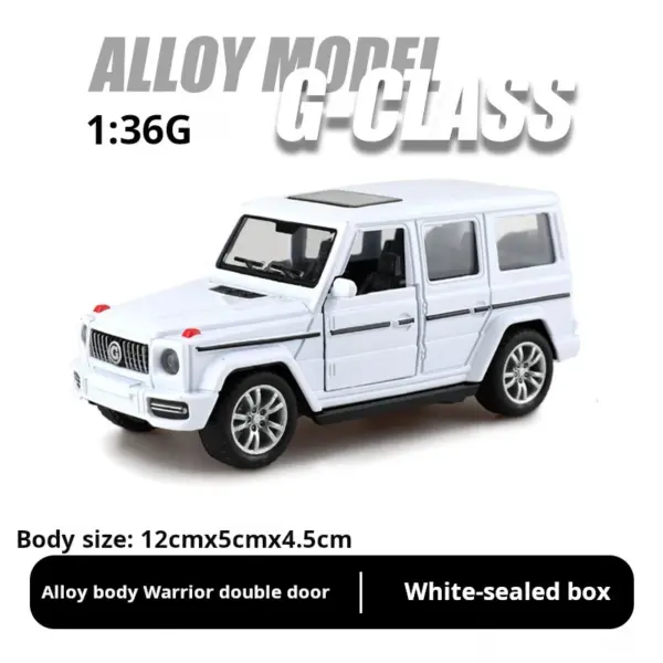 1:36 Scale Alloy SUV Toy Car Model - Image 2