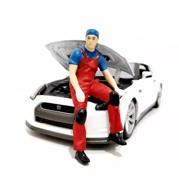 1/18 Scale Resin Repairman Action Figure - Image 5