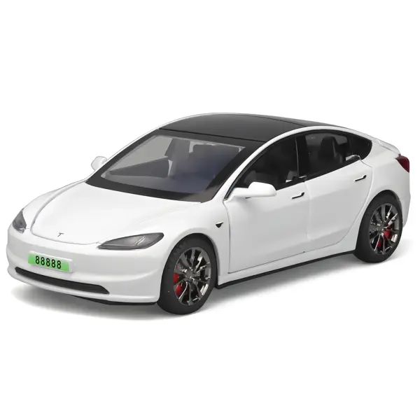 1:32 Tesla Model 3 Diecast Alloy Car - Image 5
