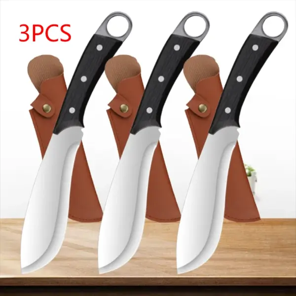 Professional Japanese Boning Knife with Wood Handle - Image 7