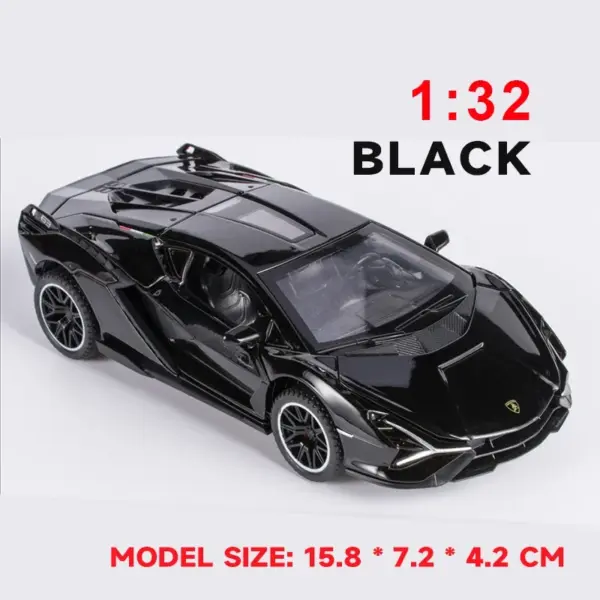 1:32 Scale Diecast Lamborghini SIAN Model Car - Image 7