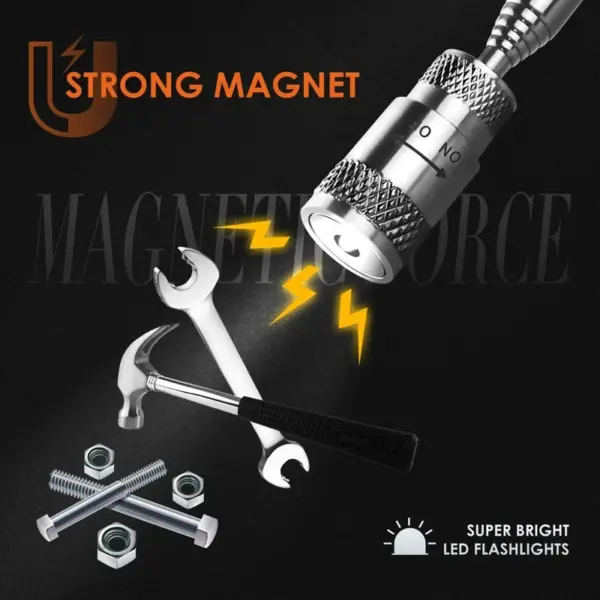 Magnetic Telescopic Pick-Up Tool with LED Light - Image 2