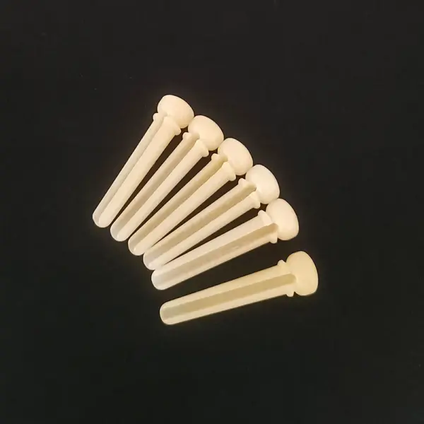 6pcs Natural Bone Guitar Bridge Pins Set - Image 3