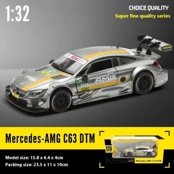 1:32 Scale AMG C63 DTM Alloy Car Model - Image 8