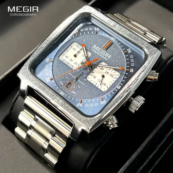 MEGIR MS2182G-2 Men's Quartz Chronograph Watch - Image 3