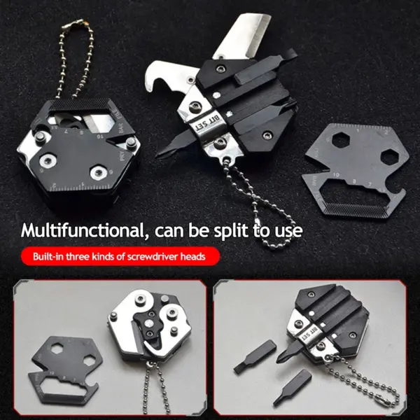 Multifunctional Pocket Multi-Tool with Screwdriver - Image 4