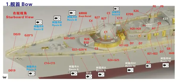 Sovremenny Class Destroyer Upgrade Set 1/350 - Image 2
