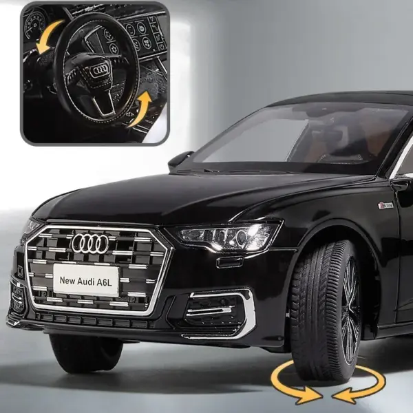 1:18 Audi A6L Alloy Diecast Car Model - Image 4