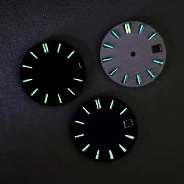 28.5mm Green Luminous Watch Dial Replacement - Image 6