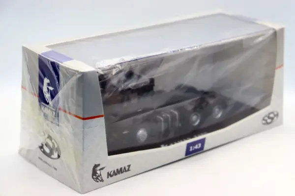 1/43 Scale Black KAMAZ 6460 Diecast Truck - Image 6