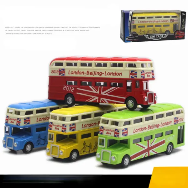 London Double Decker Bus Diecast Model - Image 4