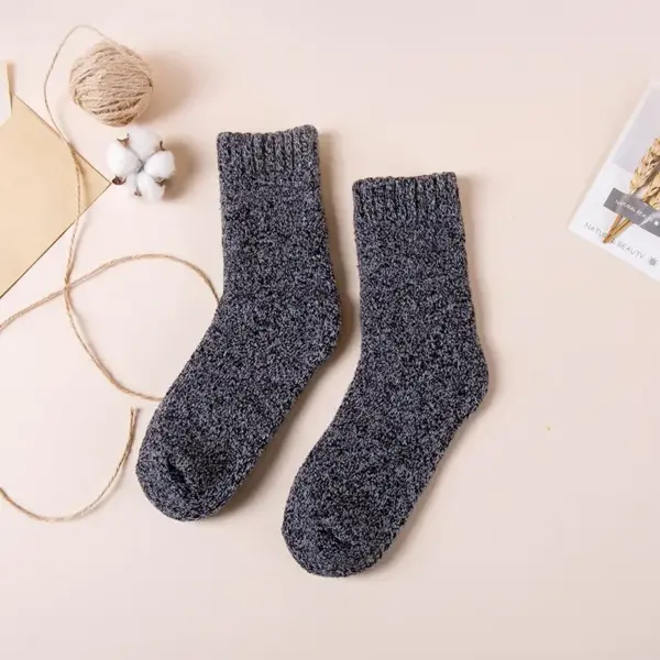 3 Pairs Men's Thick Merino Wool Socks - Image 10