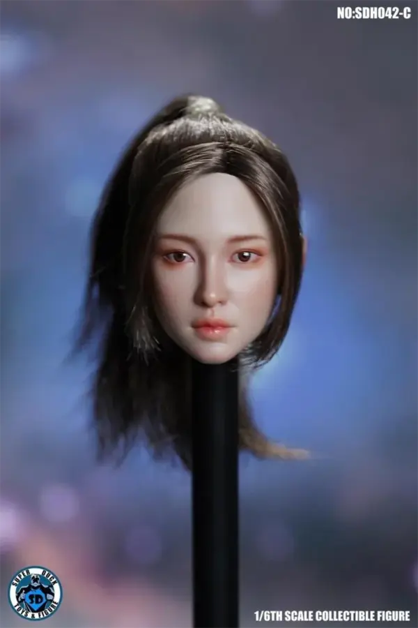 1/6 Scale Asian Beauty Head Sculpt Model - Image 3