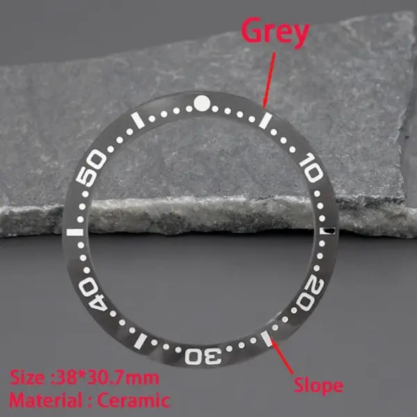 Gray Ceramic Bezel Insert for Omega Watches - Image 13