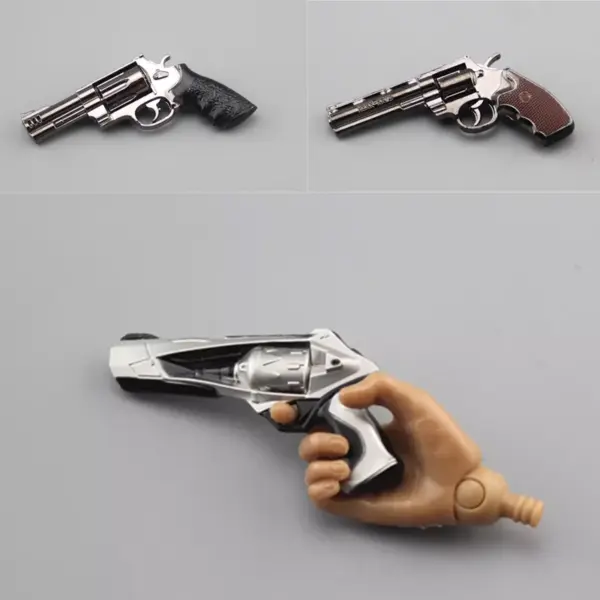 1:6 Scale Diecast Metal Pistol Model Gun