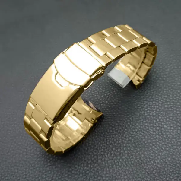 42mm Gold Rose Gold Stainless Steel Watch Case - Image 41