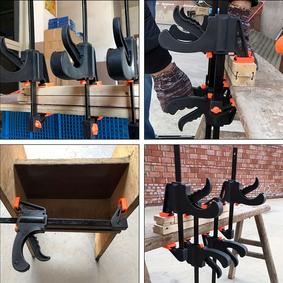 12 Inch Heavy Duty Bar Clamps for Woodwork 6 12 Inch Heavy Duty Bar Clamps for Woodwork - Image 6