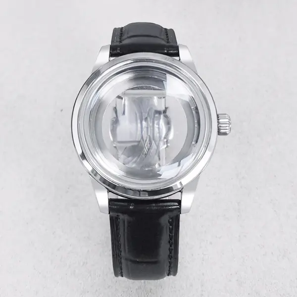 39MM Stainless Steel Watch Case with Strap - Image 7