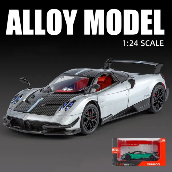 1:24 Pagani Huayra BC Alloy Model Car - Image 12