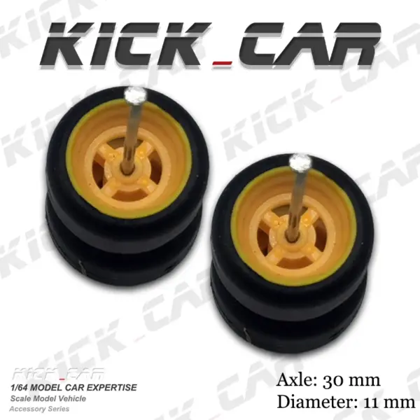 1/64 ABS Wheels with Rubber Tires for Models - Image 10