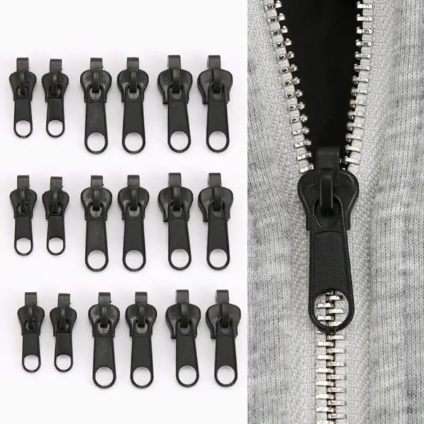 Universal Zipper Repair Kit with Metal Slider