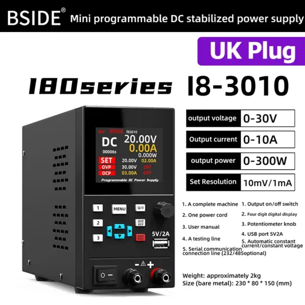 Programmable High Precision DC Power Supply 300W - Image 13