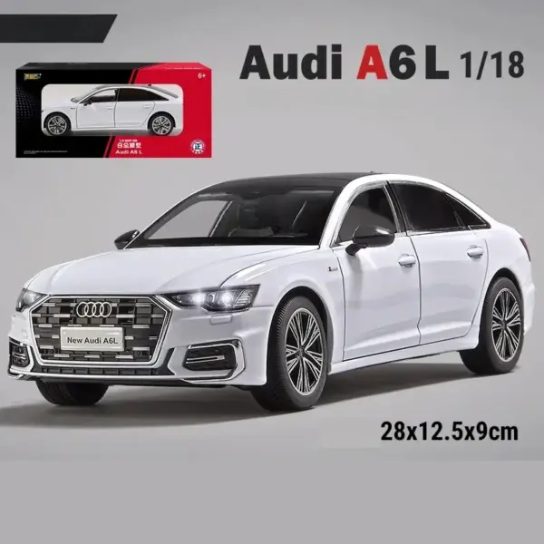 1:18 Audi A6L Alloy Diecast Car Model - Image 10