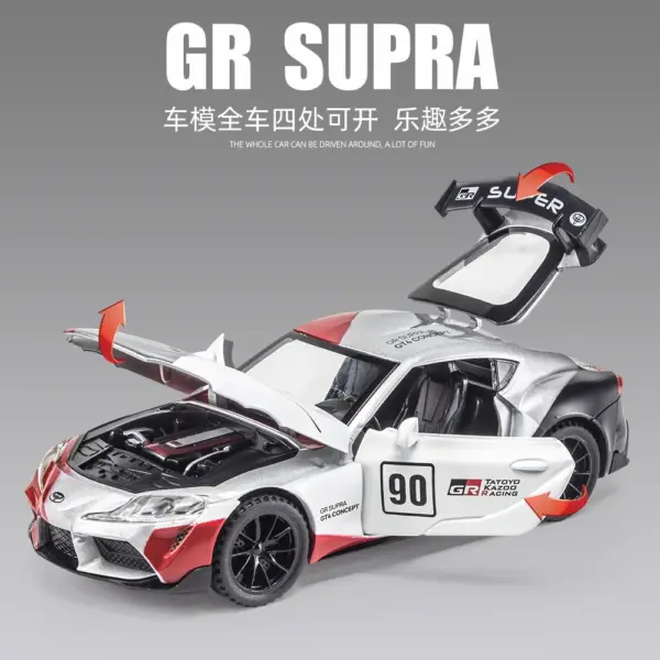 1:32 Toyota GR Supra GT4 Diecast Model Car - Image 2