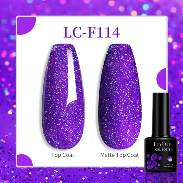 LILYCUTE 129 Colors 7ml Nail Gel Polish - Image 77