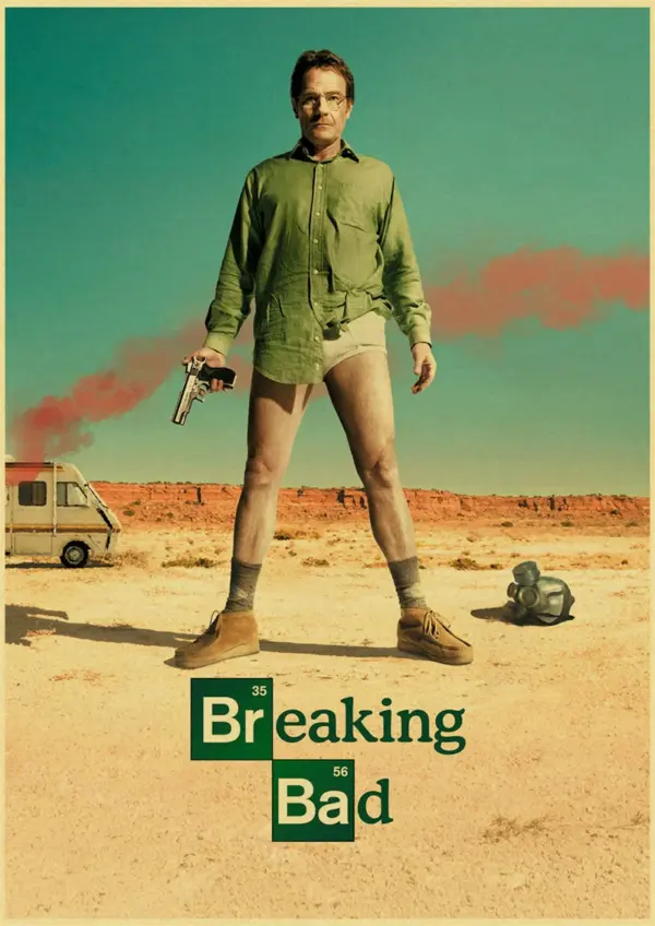 Breaking Bad Retro Canvas Wall Art Poster - Image 30