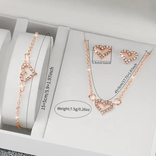 5pcs Women's Quartz Watch & Jewelry Set V248 - Image 6