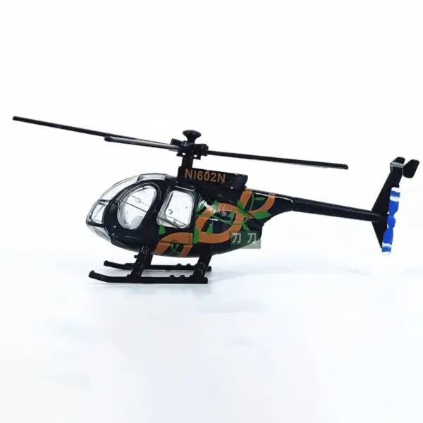 1:100 Scale Diecast MD500 Helicopter Model - Image 5