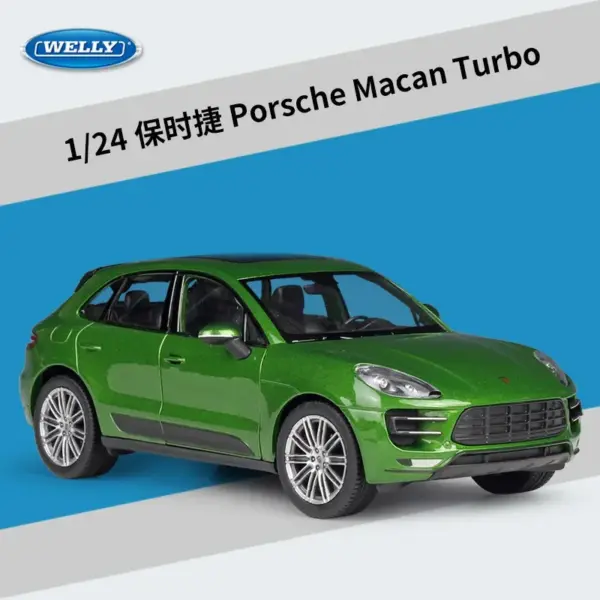Porsche Macan Turbo 1:24 Diecast Model Car - Image 11