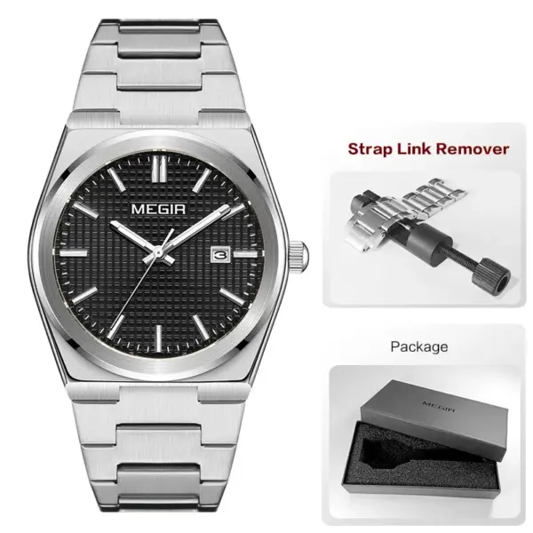 MEGIR MS1086G-2 Analog Quartz Men's Watch - Image 12