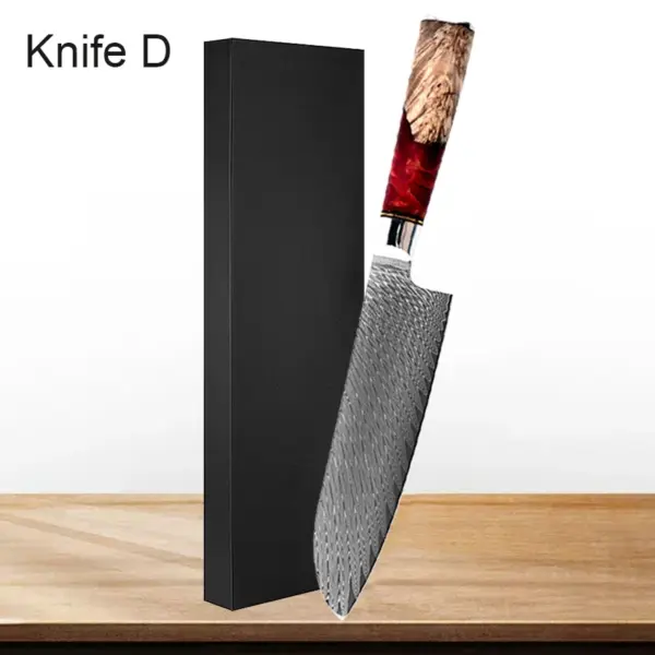 Professional Chef's Damascus Steel Kitchen Knife - Image 9