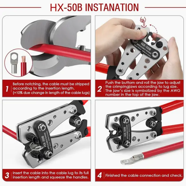 Multifunctional Crimping Tool Kit with Cables - Image 5