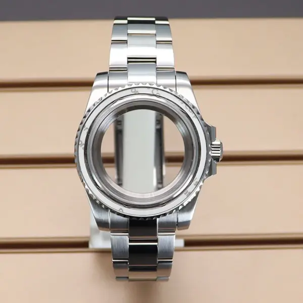 40mm Stainless Steel Watch Case for Seiko - Image 9